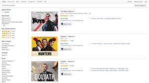 Rate Movies on Amazon Prime
