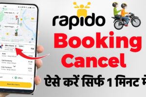 How to Cancel Booking on Rapido App